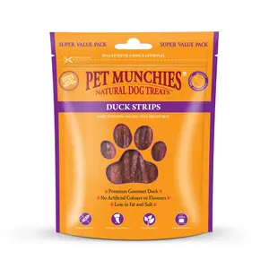 Pet Munchies Dog Treats - Duck Strips 320g