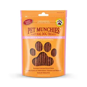 Pet Munchies Dog Treats - Chicken & Sweet Potato Sticks 90g
