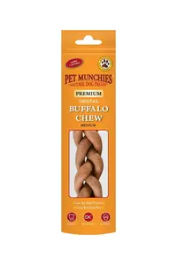 Pet Munchies Dog Buffalo Chews Medium 55g