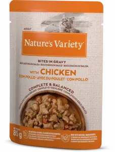 Bites in Gravy Chicken For Adult Cats 85g