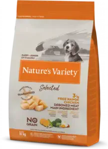 Selected Dry FREE RANGE CHICKEN For Puppies 10kg