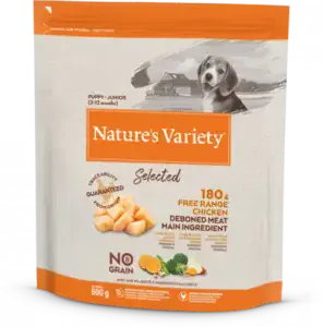 Selected Dry FREE RANGE CHICKEN For Puppies 600g