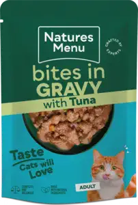 Bites in Gravy Tuna For Adult Cats 85g