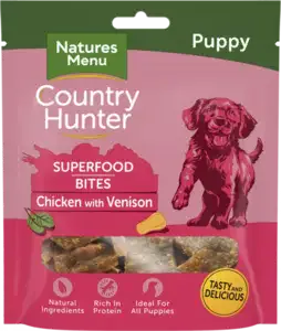 Country Hunter Superfood Bars Chicken With Venison For Puppies For Puppies 70g