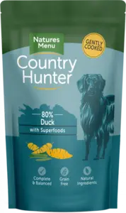 Country Hunter Dog Pouches Succulent Duck For Adult Dogs 150g
