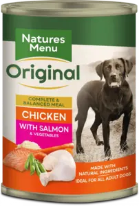 Natures Menu Cans Chicken with Salmon For Adult Dogs 400g