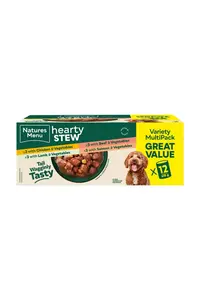 Natures Menu Cans Hearty Stews Multipack x12 For Adult Dogs 4980g