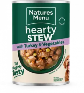 Natures Menu Cans Hearty Stews Turkey For Adult Dogs 415g