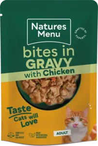 Bites in Gravy Chicken For Adult Cats 85g