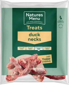 Natures Menu Raw Chews Natures Menu Raw Duck Necks For Dogs 700g