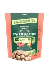 Complete Freeze Dried Food 80/20 BEEF For Adult Dogs 250g