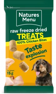 Freeze Dried Meat Bites 100% Chicken For All Dogs 15g
