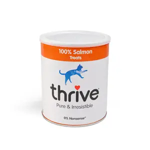 100% Salmon Fillet Cat Treats 121g Tube