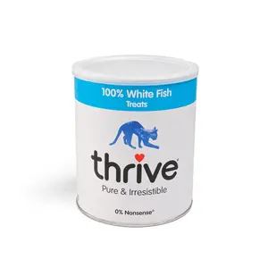 100% White Fish Fillet Cat Treats 110g Tube