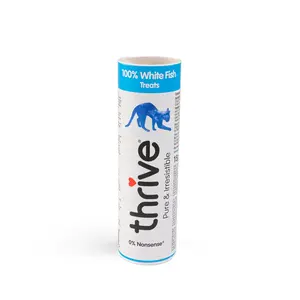 100% White Fish Fillet Cat Treats 15g Tube