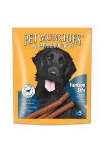 Pet Munchies Dog Stix - Venison 50g x 5