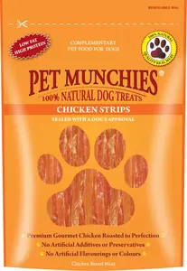 Pet Munchies Dog Treats - Chicken Strips 90g
