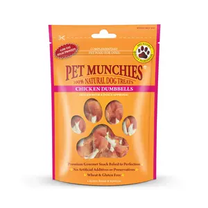 Pet Munchies Dog Treats - Chicken Dumbbells 80g
